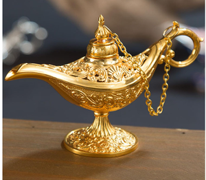 ของตกแต่งบ้าน Adiba โคมไฟอะลาดิน ดีไซน์โบราณ วินเทจ  รุ่น Chirag Genie  ปลอดภัยต่อสิ่งแวดล้อม  ลดกลิ่นไม่พึงประสงค์  ใช้งานได้ยาวนาน  100% ธรรมชาติ  ใหม่ - Product Image 3