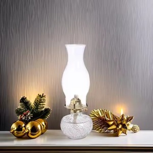 H.m.a งานหัตถกรรมสีชมพูฝุ่นโคมไฟน้ำมันวินเทจโคมไฟโลหะแบบชนบทสำหรับการตกแต่งภายในที่อ่อนนุ่ม - Product Image 2