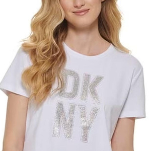 เสื้อยืดลำลองสำหรับผู้หญิงเสื้อยืดลายกราฟิกคอกลมเสื้อกีฬาแฟชั่นออกแบบได้เองเสื้อยืดสำหรับออกกำลังกายฤดูร้อนมีโลโก้ - Product Image 5