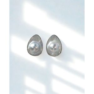 Pendientes de Perlas Naturales Mabe - Elegantes Perlas Genuinas - Product Image 1