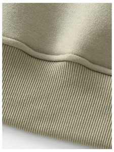 Sudadera con capucha de algodón polar de alta calidad para hombre, con media cremallera, transpirable, ecológica, tallas grandes, estilo urbano, color liso, personalizable. - Product Image 6