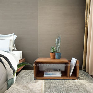 KALATRI Mesita de noche moderna de madera ecológica hecha a mano con opciones de cajón personalizables Almacenamiento flotante montado en la pared - Product Image 1