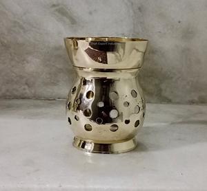 Handicrafts Golden <b>Incense</b> <b>Burner</b> Charcoal Brass Decorative <b>Incense</b> <b>Holder</b> for Home Fragrance Oud and Bakhoor <b>burner</b> - Product Image 5