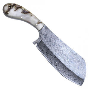 Couteaux de chef faits à la main, lame en acier Damas, manche en bois, finition hautement polie, lavable au lave-vaisselle, pour droitiers, pour légumes - Product Image 4