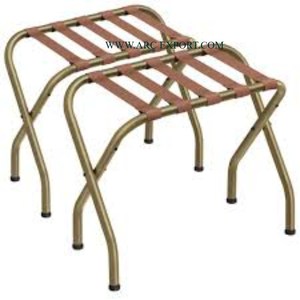Porte-bagages de chambre d'hôtel en métal plaqué or Porte-bagages de grande taille pour meubles de maison pour fournisseur en gros en Inde - Product Image 6