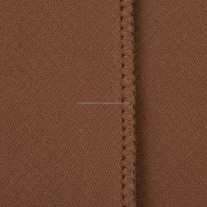 Abrigo de lana doble botonadura color carbón para mujer, fabricante OEM y de marca privada - Product Image 6