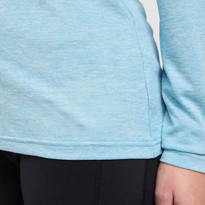 Vente en gros de haute qualité 100% coton chemises à manches longues pour femmes produit haut de gamme nouveau style couleur unie T-shirts à manches longues - Product Image 5