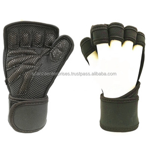 Gants de fitness unisexes à demi-doigts de qualité supérieure pour l'haltérophilie, les activités de plein air, les sports, fabriqués en rose et noir. - Product Image 4