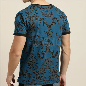 Camiseta de sublimación personalizada para hombre, espacios en blanco, MOQ bajo, punto de algodón/fibra de bambú, venta en línea - Product Image 3