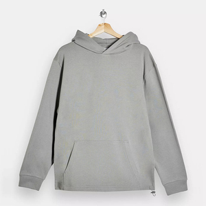 Ensemble de survêtement streetwear uni d'hiver sans cordon, coupe droite, 100 % coton polaire technique pour homme, vente en gros OEM&ODM - Product Image 4