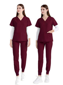 Personalizado Médico Enfermería Jogger Scrubs Enfermería Hospital Uniforme Mujer Top Scrub Traje Scrubs Uniformes Conjuntos - Product Image 4