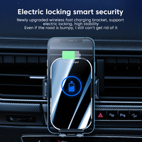 Soporte Universal Flexible para Teléfono Celular a Prueba de Viento de 15 W, Soporte de Carga Impermeable para Montaje en el Tablero de Instrumentos para Automóviles y Teléfonos Móviles