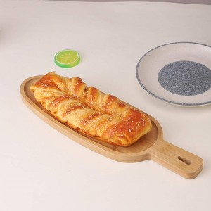 Planches de plateau de service en bambou naturel de nouveau design plateaux de gâteau de pain d'affichage de nourriture de qualité supérieure fabriqués au Vietnam - Product Image 4