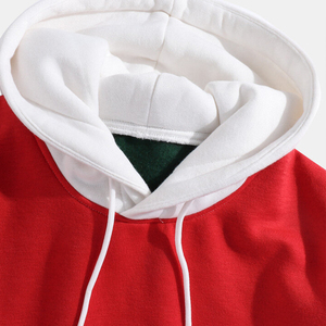 Sweat à capuche pour homme de haute qualité, personnalisé, à contraste de couleurs, en polaire doux, 100% coton, respirant, multicolores, à capuche de haute qualité - Product Image 3