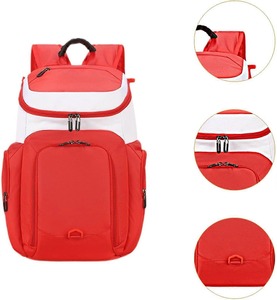 Durable Unisex Nylon Casual Sports <b>Backpack</b> Soft Handle Waterproof Ball Storage Capacity for Outdoor Use - Product Image 6