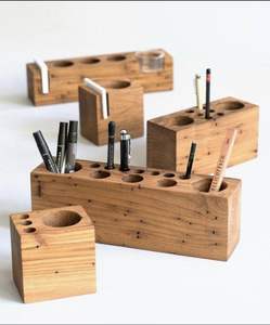 Portalápices de Madera de Diseño Moderno y Ecológico con Logotipo Personalizado, Suministro al por Mayor de Calidad Premium - Product Image 1