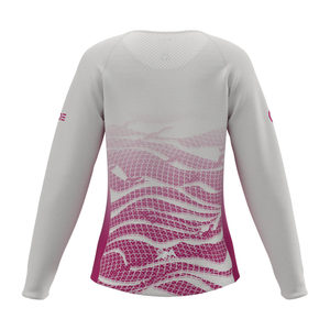 T-shirt technique à manches longues pour femme Dune Pink - Product Image 4