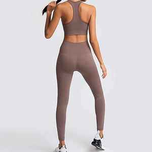 Pantalones de yoga personalizados de cintura alta para mujer, elásticos, transpirables, ecológicos, de longitud completa, con control de barriga - Product Image 6