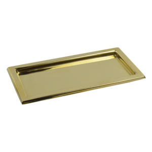 Bandeja de diseño de metal de hierro fundido de calidad original con bandeja completamente rectangular y diseño de acabado de color negro - Product Image 4