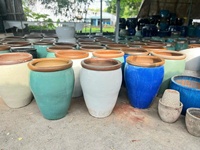 UNI EXIM Pots et jardinières en céramique émaillée modernes et durables pour la décoration de la maison et du jardin, vente en gros en provenance du Vietnam