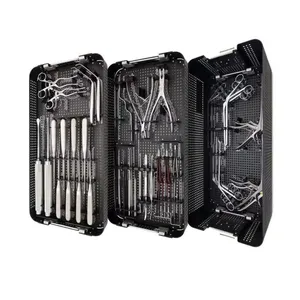 Kit d'instruments manuels pour chirurgie orthopédique de la colonne vertébrale, laminectomie cervicale et lombaire, en acier inoxydable - Product Image 5
