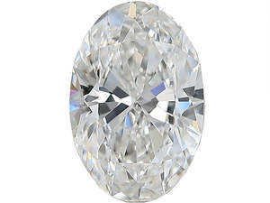 Diamant de laboratoire de taille ovale 2.5 Ct certifié IGI diamant Solitaire CVD - Product Image 3