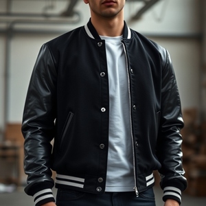 Veste universitaire violette personnalisée avec logo personnalisé, design OEM pour femmes, manches en cuir, commande en gros, fabriquée au Pakistan, quantité minimale de commande bas - Product Image 4