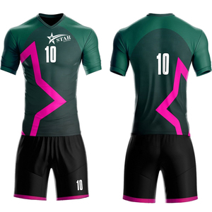 El Mejor Proveedor Ofrece Uniformes de Fútbol para Hombre de Alta Calidad, 100% Poliéster, Antibacterianos y de Secado Rápido, Colores Personalizados, Precio Razonable - Product Image 1