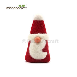 Handmade Felt <b>Santa</b> Gnome Ornament for Festive Home <b>Christmas</b> Decorations - Product Image 2