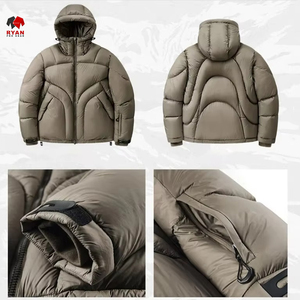 Chaqueta Acolchada Ligera para Hombre, Chaqueta Acolchada Cálida de Invierno, Chaqueta Acolchada Térmica Clásica de Invierno para Hombre - Product Image 2