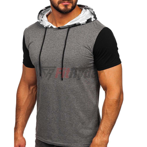 Camisetas con Capucha para Hombre al por Mayor, la Mejor Calidad, Impresión Personalizada, Ecológicas, de Secado Rápido, Transpirables, Estilo Deportivo, OEM - Product Image 4