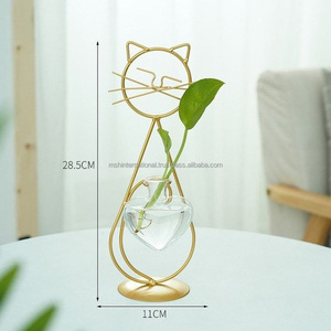 Fer ligne Table Vases à fleurs décoration nordique maison métal porte-plante Vase à fleurs pour la décoration intérieure - Product Image 4