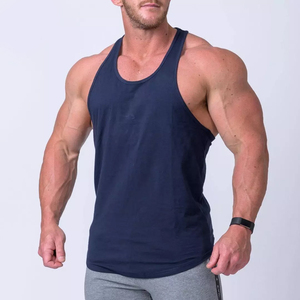 Chaleco de gimnasio de estilo Vintage de verano para hombre, camiseta sin mangas de algodón 100% musculosa, camiseta sin mangas transpirable - Product Image 3