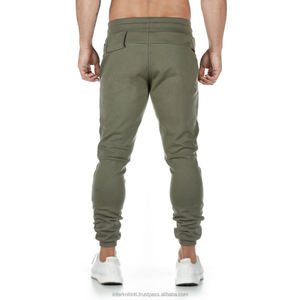 Men's Lightweight High Waist Ripped Canvas Jogging Sweatpants-Casual Training Fitness <b>Trousers</b> - Product Image 4