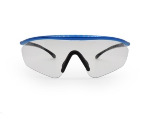 Blue Frame Pickleball <b>glasses</b> Shield Style UV400 Protection Unisex Outdoor Use - Product Image 2