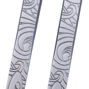 Pinzas de pestañas de agarre cómodo con logotipo personalizado, juegos de 7 Uds., tendencia de acero inoxidable puntiaguda, venta de pestañas personalizadas para LM - Product Image 4