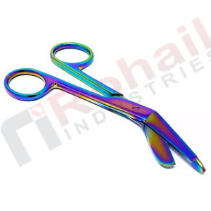 ผ้าพันแผลทางการแพทย์กรรไกรทางการแพทย์ผ้าพันแผลปฐมพยาบาลฉุกเฉินทำจากสแตนเลสสีรุ้ง - Product Image 5