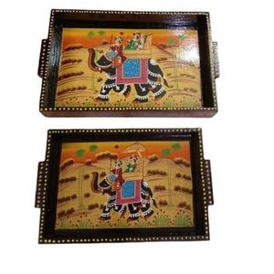 ชุดถาด meena แบบปรับแต่งได้สองชุดดีไซน์ใหม่เหมาะสำหรับสำนักงานกาแฟมีสไตล์การให้บริการที่สมบูรณ์แบบสำหรับใช้ในบ้านที่หรูหรา - Product Image 1