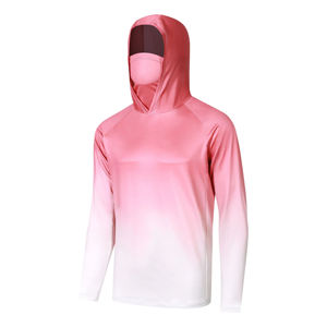Sweat à capuche de pêche Performance avec masque attaché en chemise à manches longues évacuant l'humidité de style camouflage pour les pêcheurs australiens en plein air - Product Image 5