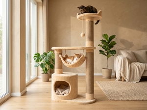 Juno’s Dream Palace With <b>Hammock</b> Tower For Cats - Product Image 5
