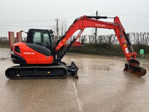 Nouveau pour l'excavatrice sur chenilles KX080-4, 66 CV, cabine fermée, homologuée EPA CE, système hydraulique auxiliaire avec pompe et boîte de vitesses - Product Image 4