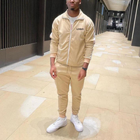 Offre Spéciale jogging à capuche avec logo personnalisé, jogging, sports de rue, ensemble deux pièces décontracté, survêtements pour hommes
