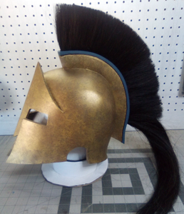 Juego de gladiador casco espartano soldado batalla traje Medieval Cosplay griego Sparta antiguo romano Corintio acero - Product Image 2