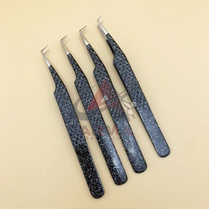 Pince à épiler en acier inoxydable de marque privée de vente chaude pointe en fibre pointue pour la mise en forme des sourcils produit durable - Product Image 6