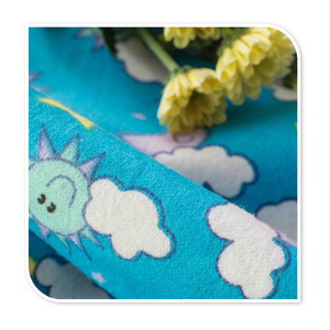 Ready goods-tela de franela de algodón cepillado, material polivinílico, pigmento, diseño de impresión de dibujos animados - Product Image 6