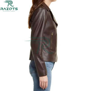 Chaqueta de Invierno 2025 de Diseño Clásico para Mujer, Fabricada con Piel de Oveja Genuina Transpirable, Cierre de Cremallera de Alta Calidad, Piel de Oveja de Pakistán 100% - Product Image 3