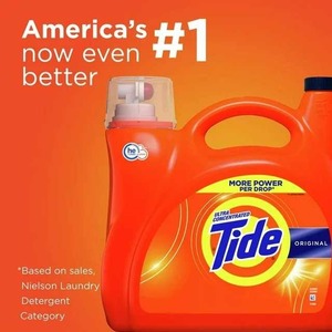 Tide Original, 96 cargas de detergente líquido para ropa, 138 floz - Product Image 5