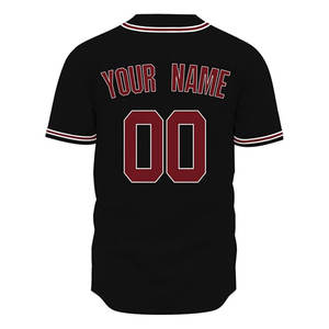 Meilleures ventes Maillot de baseball pour hommes Logo personnalisé et impression du nom de l'équipe Respirant Séchage rapide 100% polyester Vêtements de sport - Product Image 3