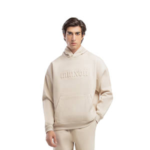 Nuevo Chándal de Felpa de Algodón 100% de Alta Calidad, con Logotipo Personalizado, Transpirable, Estampado en Relieve, para Invierno, para Hombre, OEM - Product Image 2