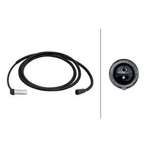 6PU230048081 - Sensor, <b>Wheel</b> Speed - 2-Pin Connector - Rear Axle - Cable: 2710mm - MSP Export - Product Image 1